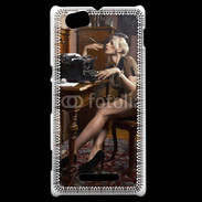 Coque Sony Xperia M Pin up vintage