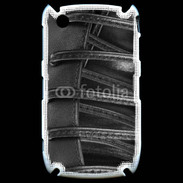 Coque Blackberry 8520 lacets cuir