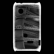 Coque Sony Xperia Typo lacets cuir