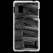 Coque LG Optimus G lacets cuir