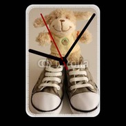 Grande pendule murale peluche et converses
