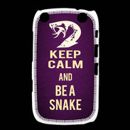 Coque Blackberry Curve 9320 Keep Calm and Be a Snake Violet