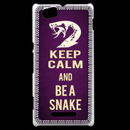 Coque Sony Xperia M Keep Calm and Be a Snake Violet