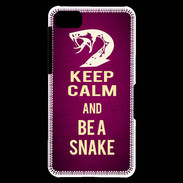 Coque Blackberry Z10 Keep Calm and Be a Snake Rose