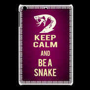 Coque iPadMini Keep Calm and Be a Snake Rose