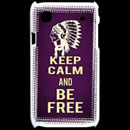 Coque Samsung Galaxy S Keep Calm and Be Free Violet
