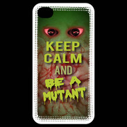 Coque iPhone 4 / iPhone 4S Keep Calm and Be Mutant