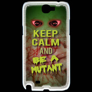 Coque Samsung Galaxy Note 2 Keep Calm and Be Mutant