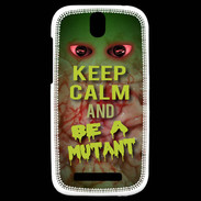 Coque HTC One SV Keep Calm and Be Mutant
