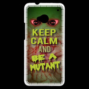 Coque HTC One Keep Calm and Be Mutant