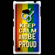 Coque Nokia Lumia 720 Keep Calm and Be Proud mens Gay
