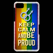 Coque Blackberry Z10 Keep Calm and Be Proud mens Gay