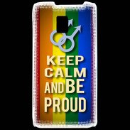 Coque LG P990 Keep Calm and Be Proud mens Gay