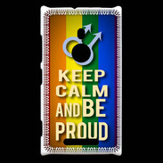 Coque Nokia Lumia 925 Keep Calm and Be Proud mens Gay