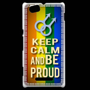 Coque Sony Xperia M Keep Calm and Be Proud mens Gay