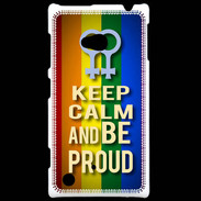 Coque Nokia Lumia 720 Keep Calm and Be proud Women Gay