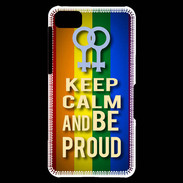 Coque Blackberry Z10 Keep Calm and Be proud Women Gay