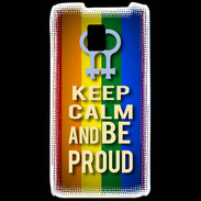 Coque LG P990 Keep Calm and Be proud Women Gay