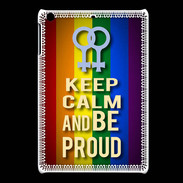 Coque iPadMini Keep Calm and Be proud Women Gay