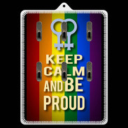 Porte clés Keep Calm and Be proud Women Gay