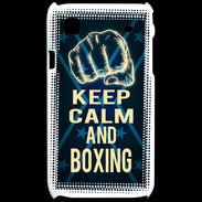 Coque Samsung Galaxy S Keep Calm and Boxing Bleu