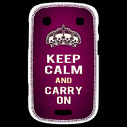Coque Blackberry Bold 9900 Keep Calm and Carry on Rose
