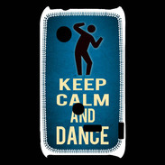 Coque Sony Xperia Typo Keep Calm and Dance Bleu