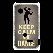 Coque Sony Xperia Typo Keep Calm and Dance Gris