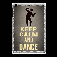 Coque iPadMini Keep Calm and Dance Gris