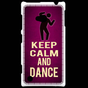 Coque Nokia Lumia 720 Keep Calm and Dance Rose