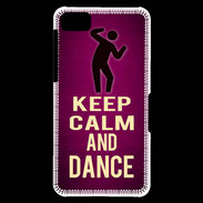 Coque Blackberry Z10 Keep Calm and Dance Rose