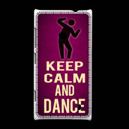 Coque Nokia Lumia 520 Keep Calm and Dance Rose