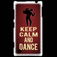 Coque Nokia Lumia 720 Keep Calm and Dance Rouge