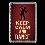 Coque iPadMini Keep Calm and Dance Rouge