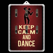 Porte clés Keep Calm and Dance Rouge