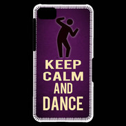 Coque Blackberry Z10 Keep Calm and Dance Violet