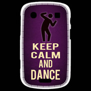 Coque Blackberry Bold 9900 Keep Calm and Dance Violet