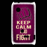 Coque Sony Xperia Typo Keep Calm and Fight Rose