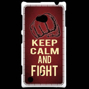 Coque Nokia Lumia 720 Keep Calm and Fight Rouge