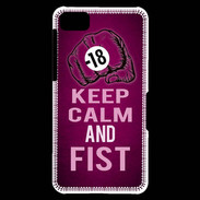 Coque Blackberry Z10 Keep Calm and Fist Rose