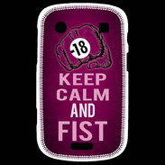Coque Blackberry Bold 9900 Keep Calm and Fist Rose