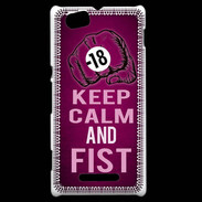 Coque Sony Xperia M Keep Calm and Fist Rose