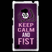 Coque Nokia Lumia 720 Keep Calm and Fist Violet