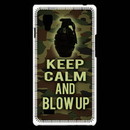 Coque LG Optimus L9 Keep Calm and Grenade Camouflage