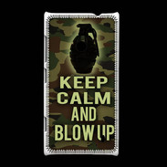 Coque Nokia Lumia 520 Keep Calm and Grenade Camouflage
