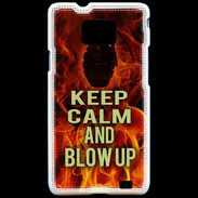 Coque Samsung Galaxy S2 Keep Calm and Grenade Feu