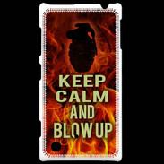 Coque Nokia Lumia 720 Keep Calm and Grenade Feu