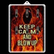 Porte clés Keep Calm and Grenade Feu
