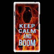 Coque LG Optimus L9 Keep Calm and Grenade