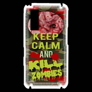 Coque Samsung Player One Keep Calm and Kill Zombies camouflage